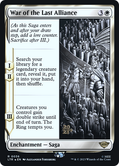 War of the Last Alliance (0036) (Prerelease) - Foil