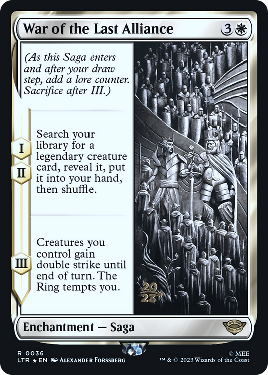 War of the Last Alliance (0036) (Prerelease) - Foil