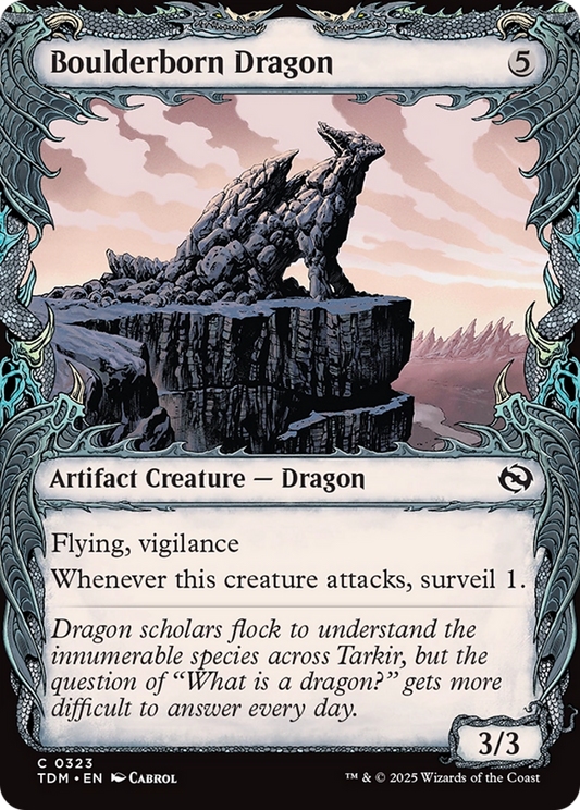 Boulderborn Dragon (0323) (Borderless) - Foil