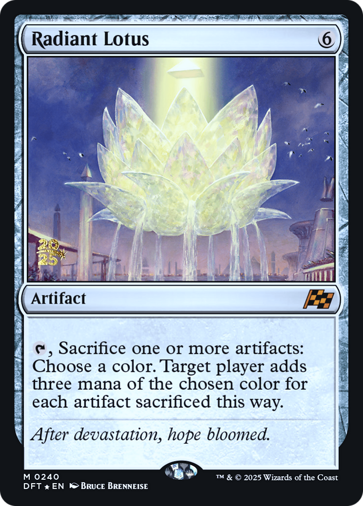 Radiant Lotus (0240) (Prerelease) - Foil