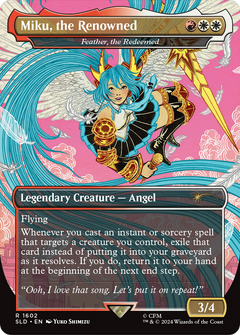 Miku, the Renowned [Feather, the Redeemed] (1602) (Borderless)
