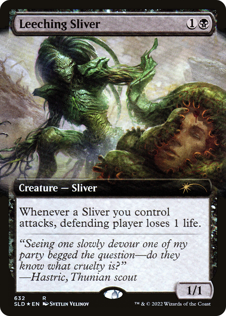 Leeching Sliver (632) (Extended Art) - Foil
