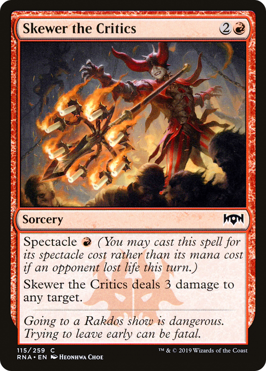 Skewer the Critics - Foil