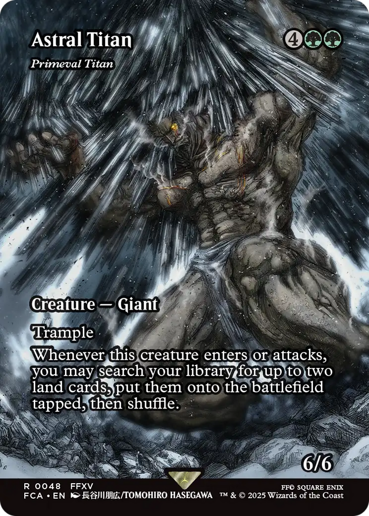 Astral Titan [Primeval Titan] (0048) (Showcase) - Foil