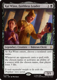 Kai Winn, Faithless Leader (TRK)