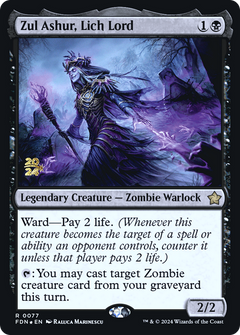 Zul Ashur, Lich Lord (0077) (Prerelease) - Foil