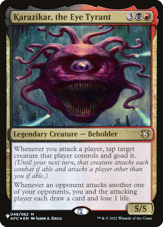 Karazikar, the Eye Tyrant (AFC-49) (PLST)