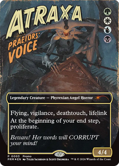 Atraxa, Praetors' Voice (0003) (Borderless) (PF26) - Foil