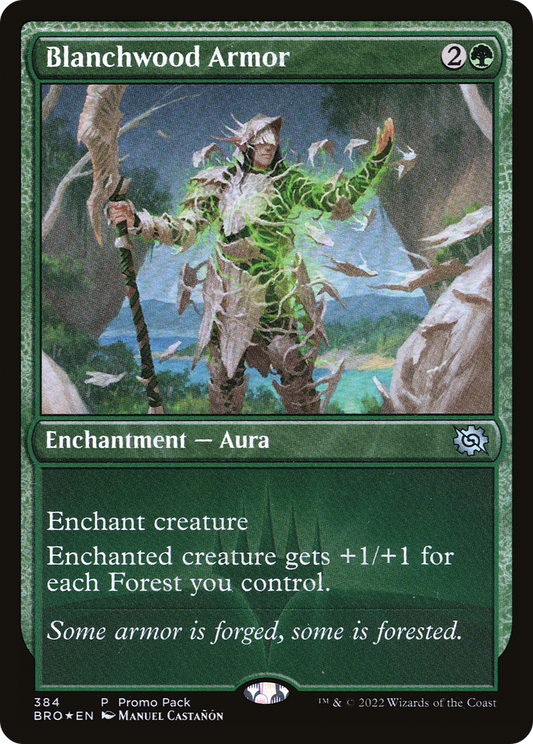 Blanchwood Armor (384) (Promo Pack) - Foil