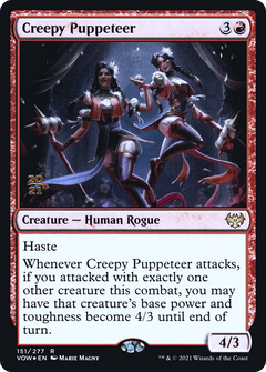 Creepy Puppeteer (151) (Prerelease) - Foil