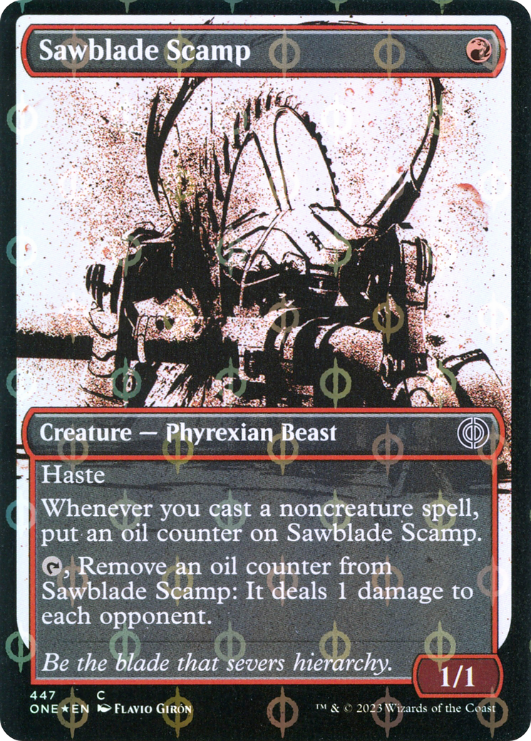 Sawblade Scamp (447) (Showcase) - Compleat Foil