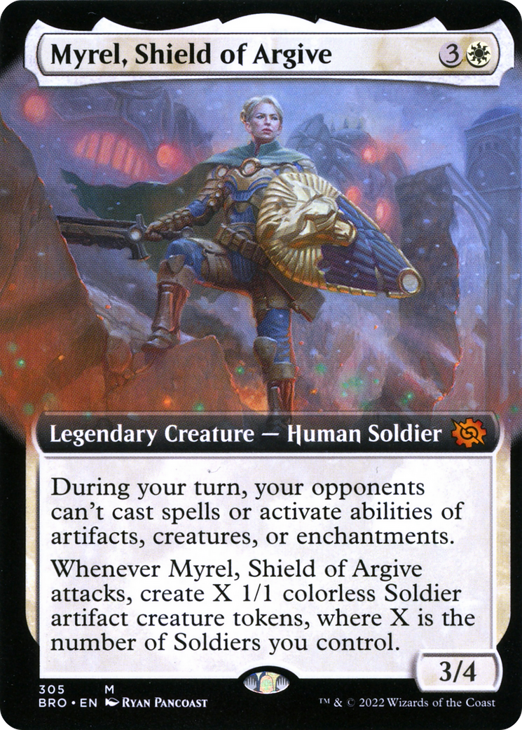 Myrel, Shield of Argive (305) (Extended Art) - Foil