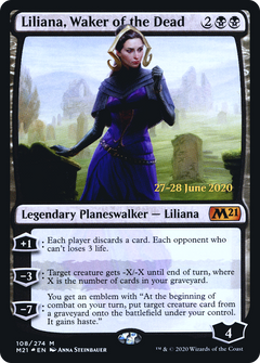 Liliana, Waker of the Dead (108) (Prerelease) - Foil