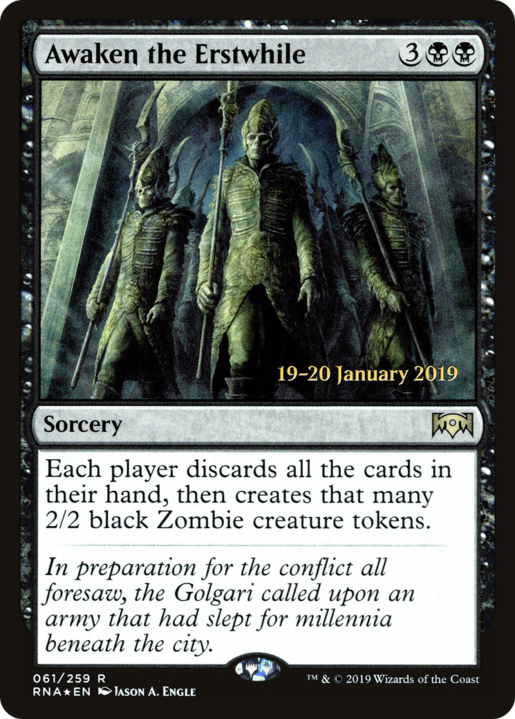 Awaken The Erstwhile (061) (Prerelease) - Foil