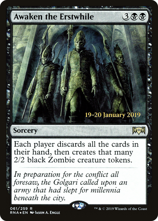 Awaken The Erstwhile (061) (Prerelease) - Foil