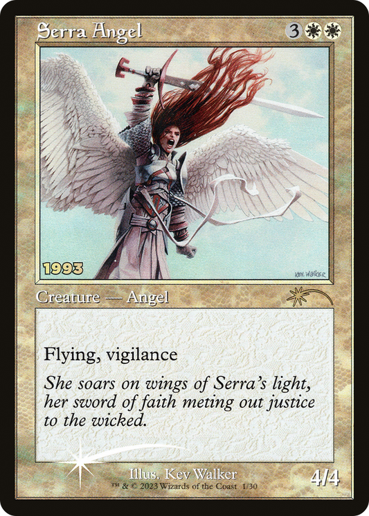 Serra Angel (001) (1993) (Retro Frame) - Foil