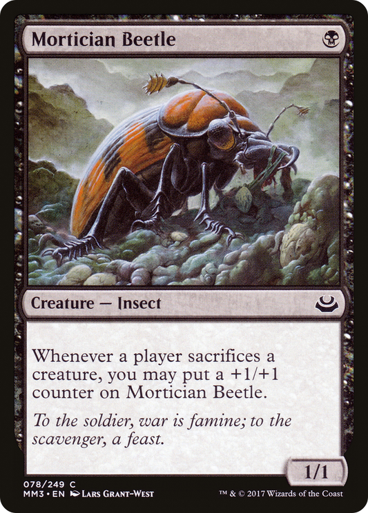 Mortician Beetle - Foil