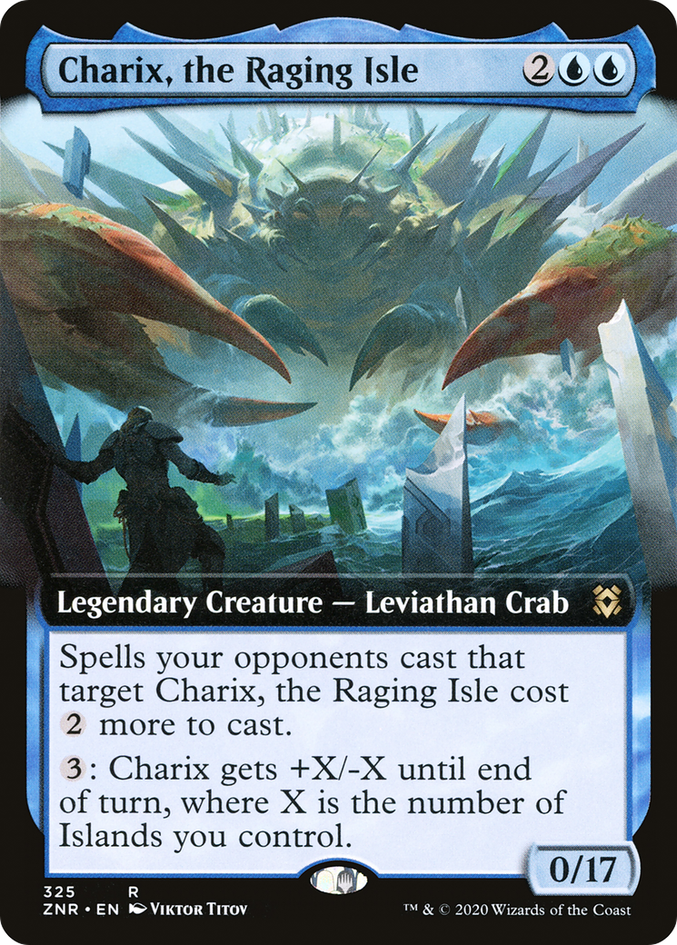 Charix, the Raging Isle (325) (Extended Art) - Foil