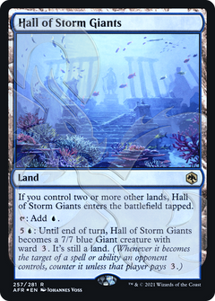 Hall of Storm Giants (257) (Ampersand) - Foil