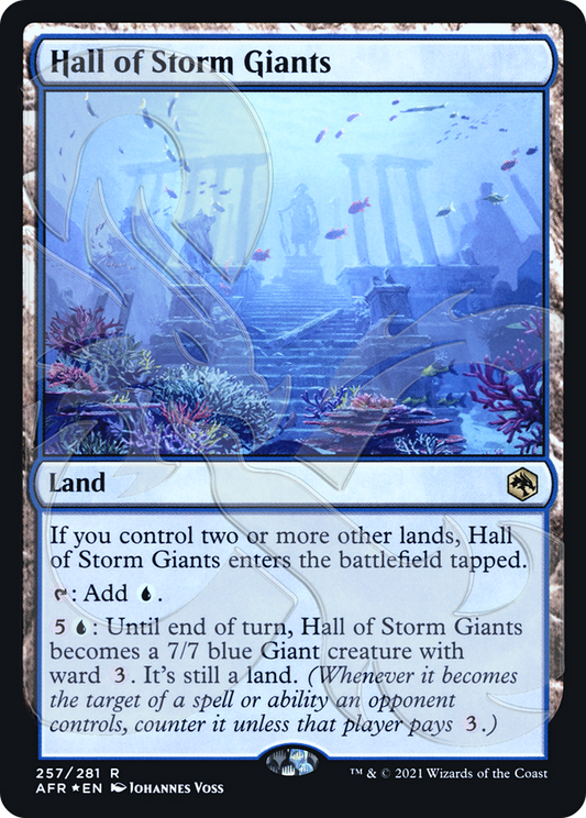 Hall of Storm Giants (257) (Ampersand) - Foil