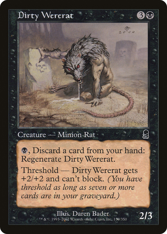 Dirty Wererat - Foil