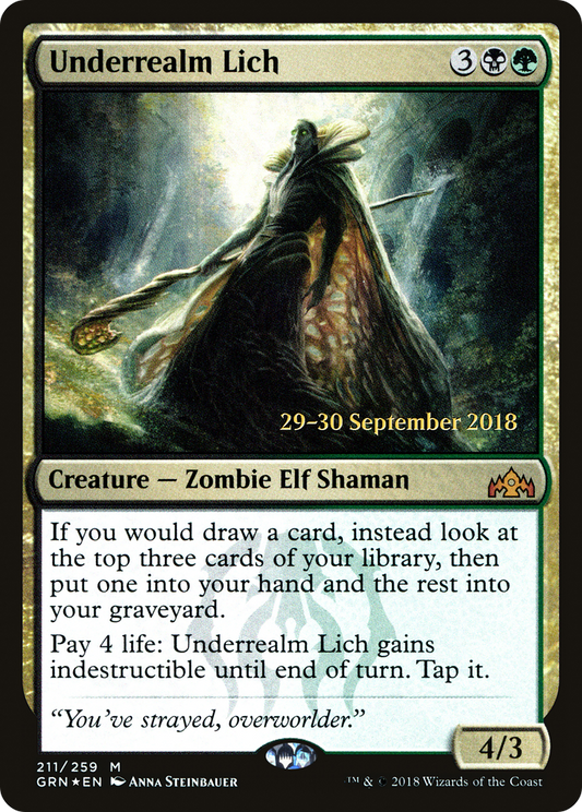 Underrealm Lich (211) (Prerelease) - Foil