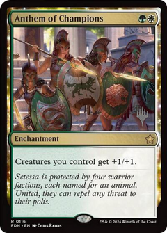 Anthem of Champions (0116) (Promo Pack) - Foil
