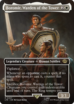Boromir, Warden of the Tower (0407) (Borderless)