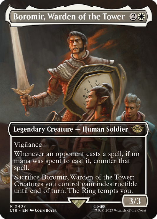 Boromir, Warden of the Tower (0407) (Borderless)