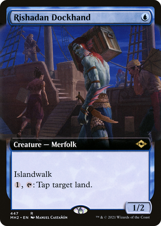 Rishadan Dockhand (447) (Extended Art) - Foil