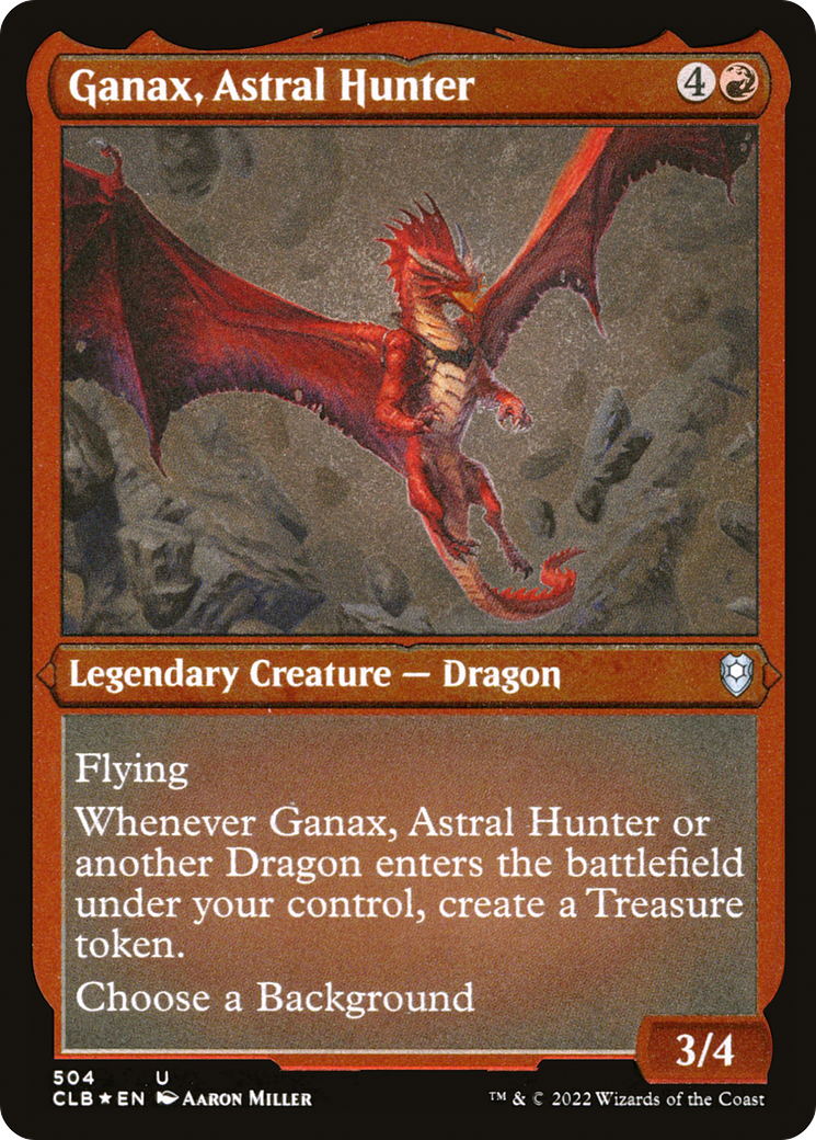 Ganax, Astral Hunter - Foil Etched