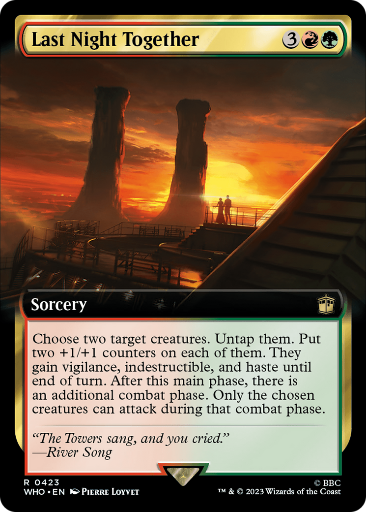 Last Night Together (0423) (Extended Art) - Foil