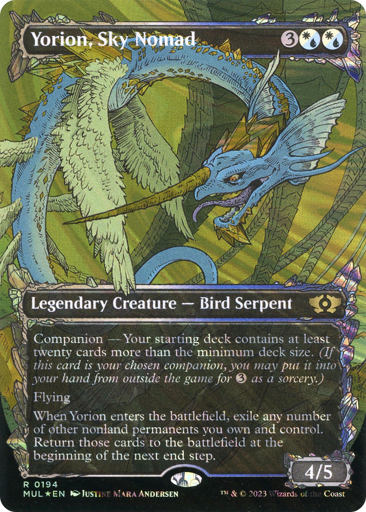 Yorion, Sky Nomad (0194) (Borderless) (Showcase) - Halo Foil