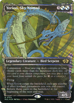 Yorion, Sky Nomad (0194) (Borderless) (Showcase) - Halo Foil