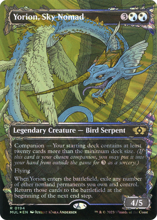 Yorion, Sky Nomad (0194) (Borderless) (Showcase) - Halo Foil