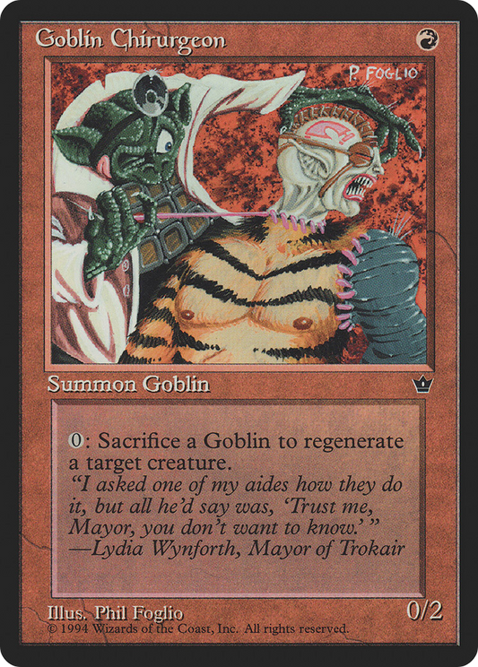 Goblin Chirurgeon (Illus. Phil Foglio)