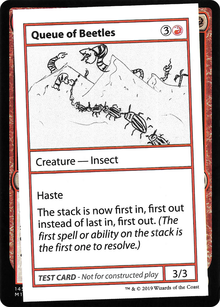Queue of Beetles (No PW Symbol)