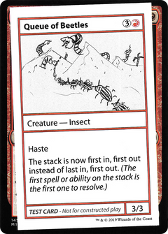 Queue of Beetles (No PW Symbol)