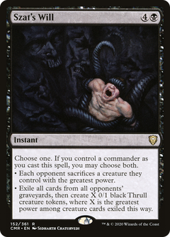 Szat's Will - Foil