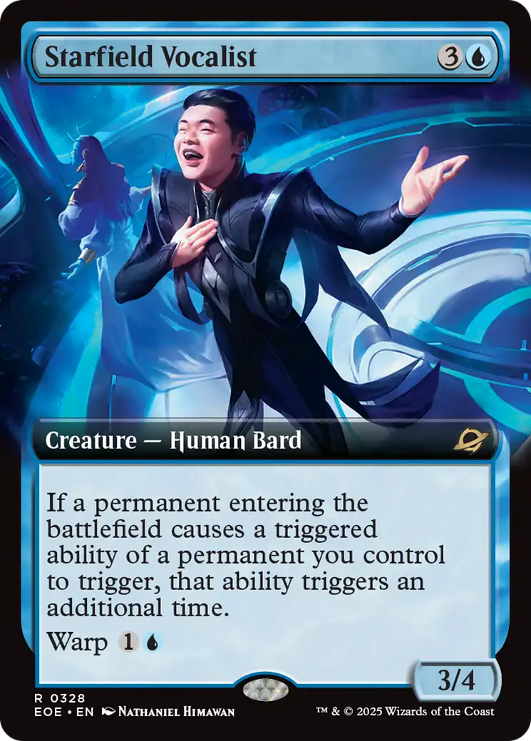 Starfield Vocalist (0328) (Extended Art) - Foil