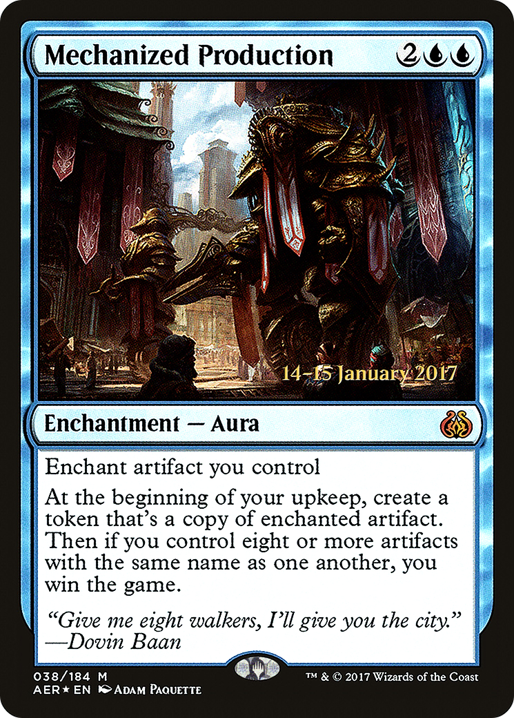 Mechanized Production (038) (Prerelease) - Foil