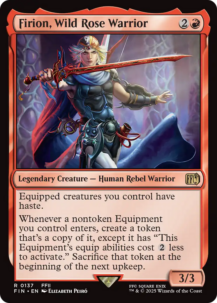 Firion, Wild Rose Warrior - Foil