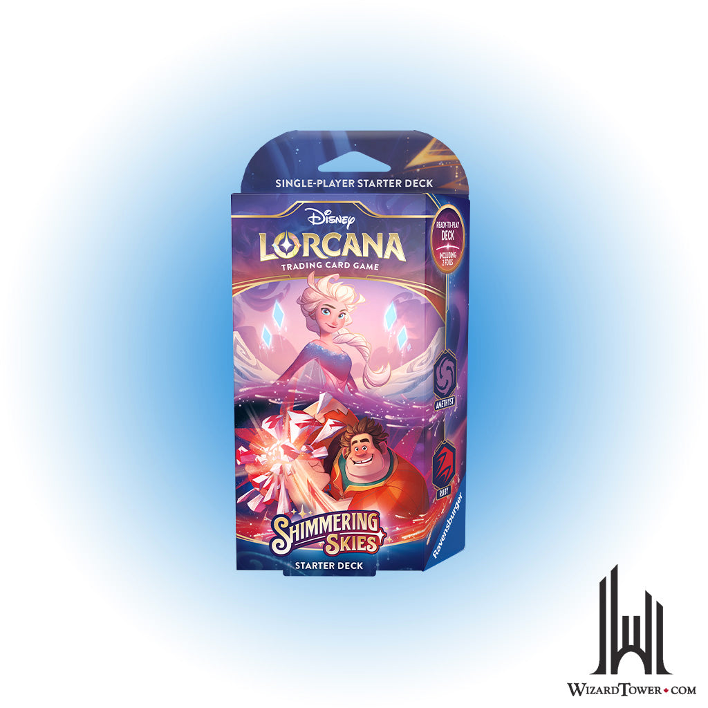 Disney Lorcana Shimmering Skies Starter Deck - Amethyst / Ruby