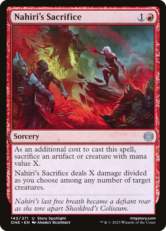 Nahiri's Sacrifice - Foil