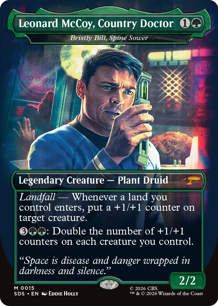 Leonard McCoy, Country Doctor [Bristly Bill, Spine Sower] (0015) (Borderless) (SDS)