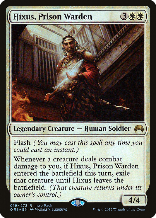 Hixus, Prison Warden (019) (Intro Pack) - Foil