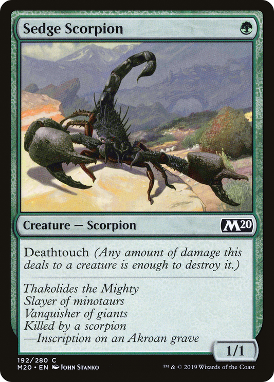 Sedge Scorpion - Foil