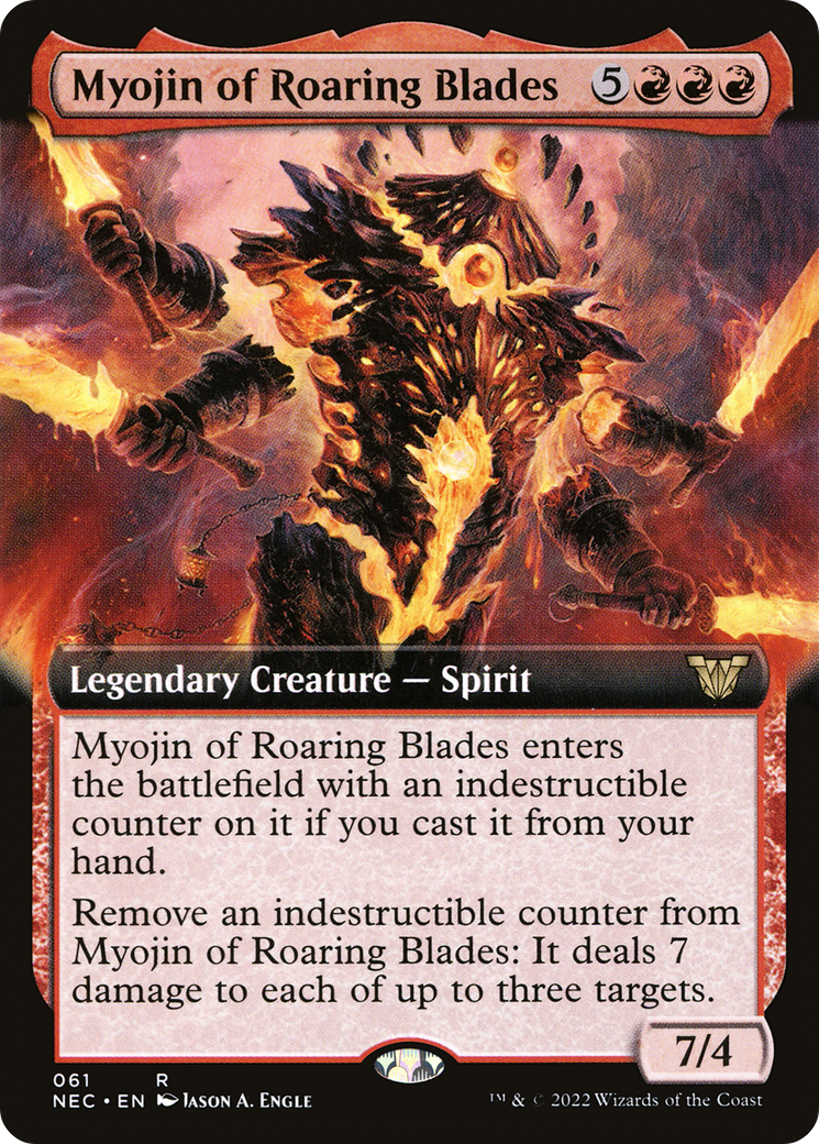 Myojin of Roaring Blades (061) (Extended Art)