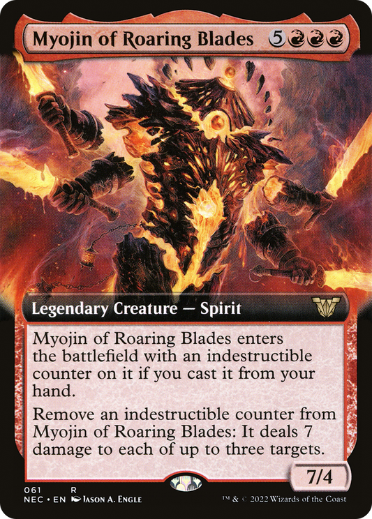 Myojin of Roaring Blades (061) (Extended Art)
