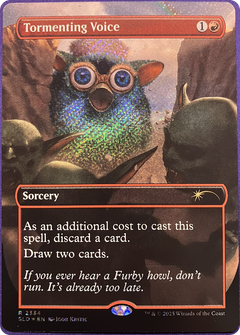 Tormenting Voice (2334) (Borderless) - Confetti Foil sld